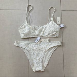 Aerie white swimsuit